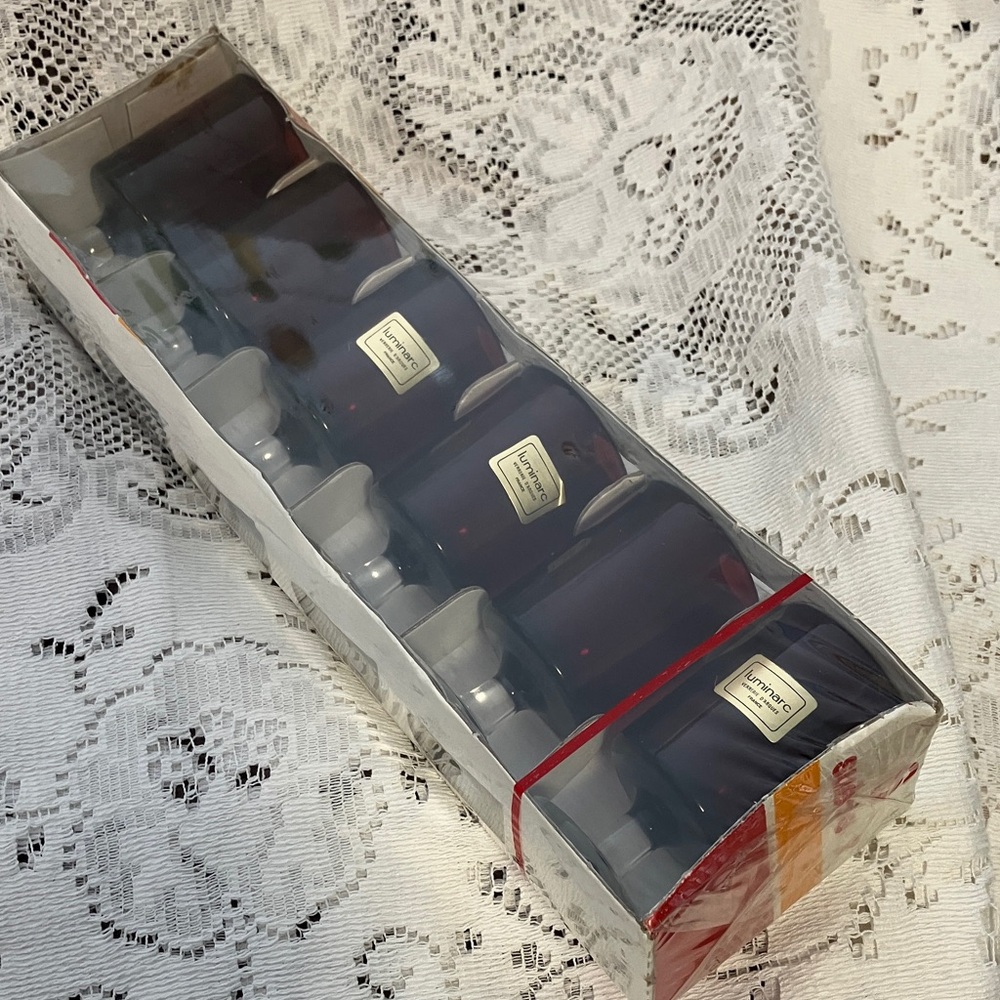 Luminarc Elegant Red Glass Set
